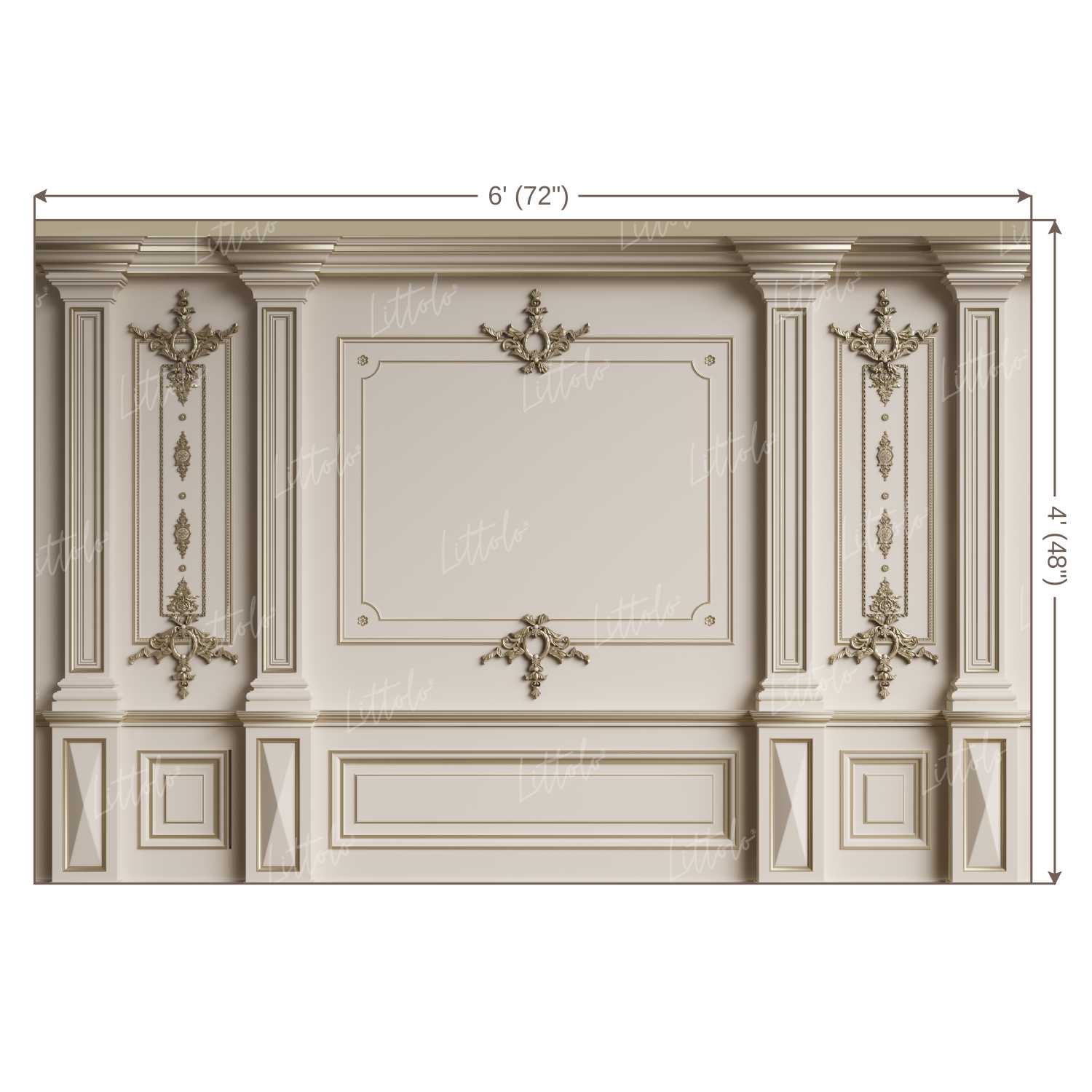 LB0418 Classic Interior Wall Theme Backdrop