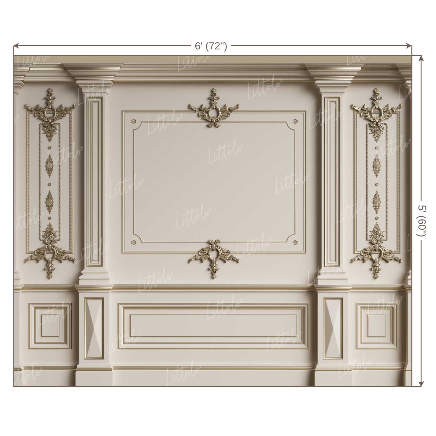 LB0418 Classic Interior Wall Theme Backdrop