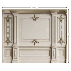 LB0418 Classic Interior Wall Theme Backdrop