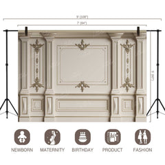 LB0418 Classic Interior Wall Theme Backdrop