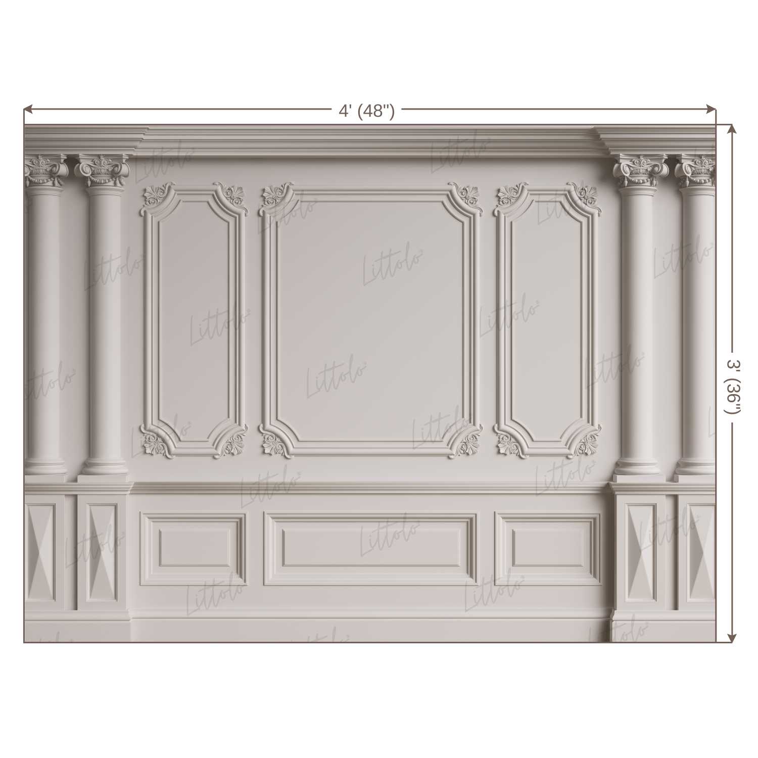 LB0420 Classic Interior Wall Theme Backdrop