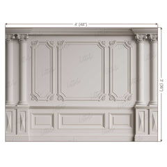 LB0420 Classic Interior Wall Theme Backdrop