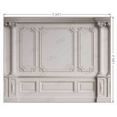 LB0420 Classic Interior Wall Theme Backdrop