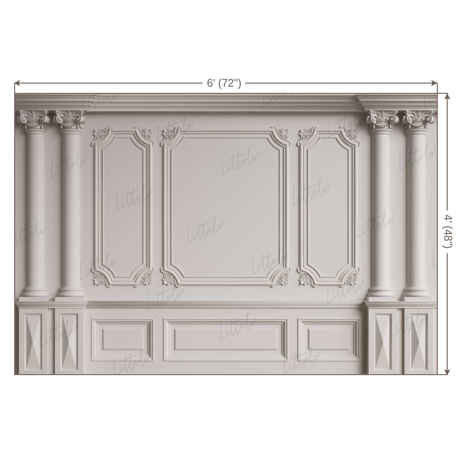 LB0420 Classic Interior Wall Theme Backdrop