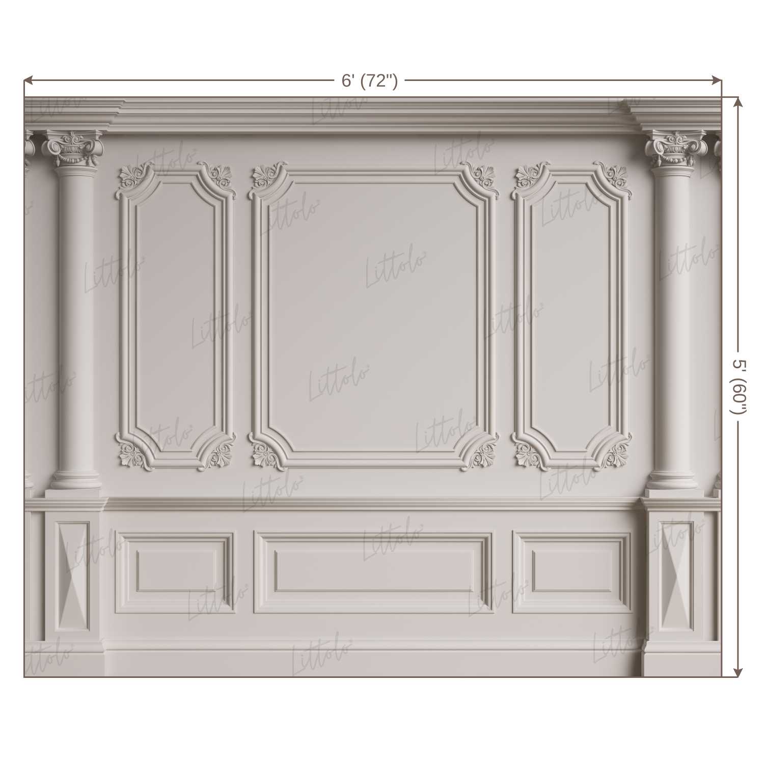 LB0420 Classic Interior Wall Theme Backdrop