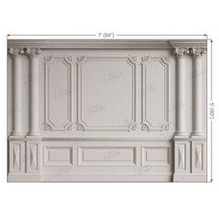 LB0420 Classic Interior Wall Theme Backdrop