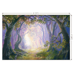 LB0424 Fairy Tale Forest Theme Backdrop
