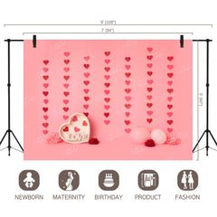 LB0428 Valentine Theme Backdrop