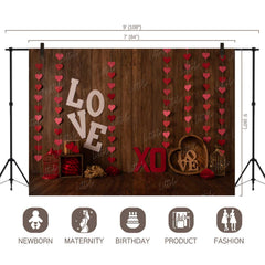 LB0431 Valentine Theme Backdrop