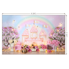 LB0434 Fairy tale Castle Backdrop