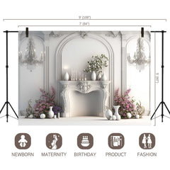 LB0492 Hearth Theme Backdrop