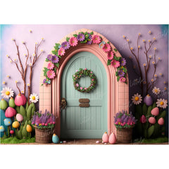 LB0498 Enchanted Doorway Theme Backdrop