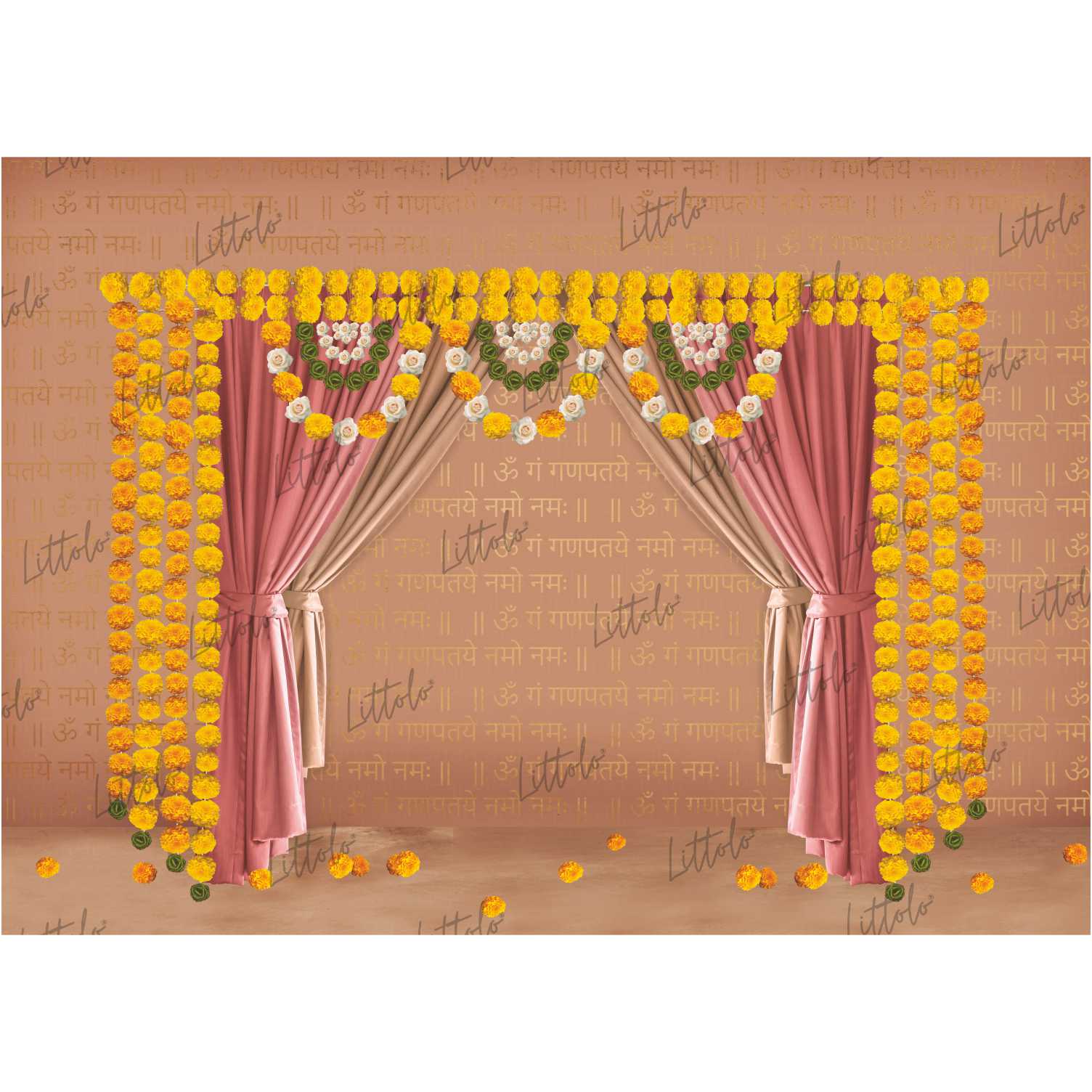 LB0513 Ganesha Ganpati Backdrop-145143