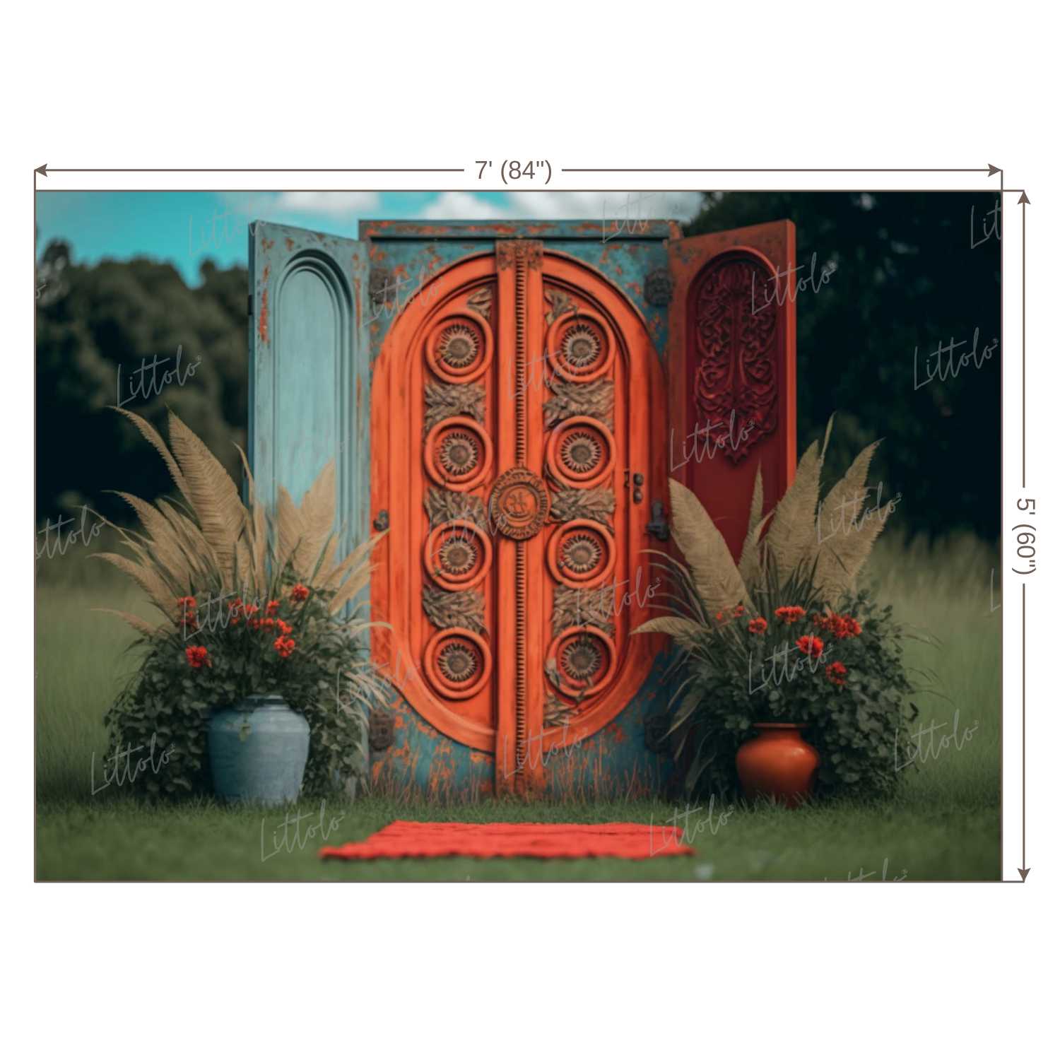 LB0530 Vintage Boho Backdrop