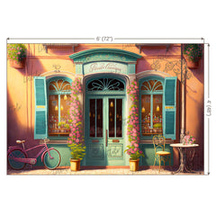 LB0536 Flower Shop Backdrop