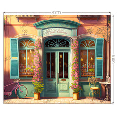 LB0536 Flower Shop Backdrop