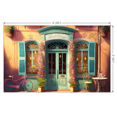 LB0536 Flower Shop Backdrop