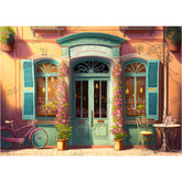 LB0536 Flower Shop Backdrop