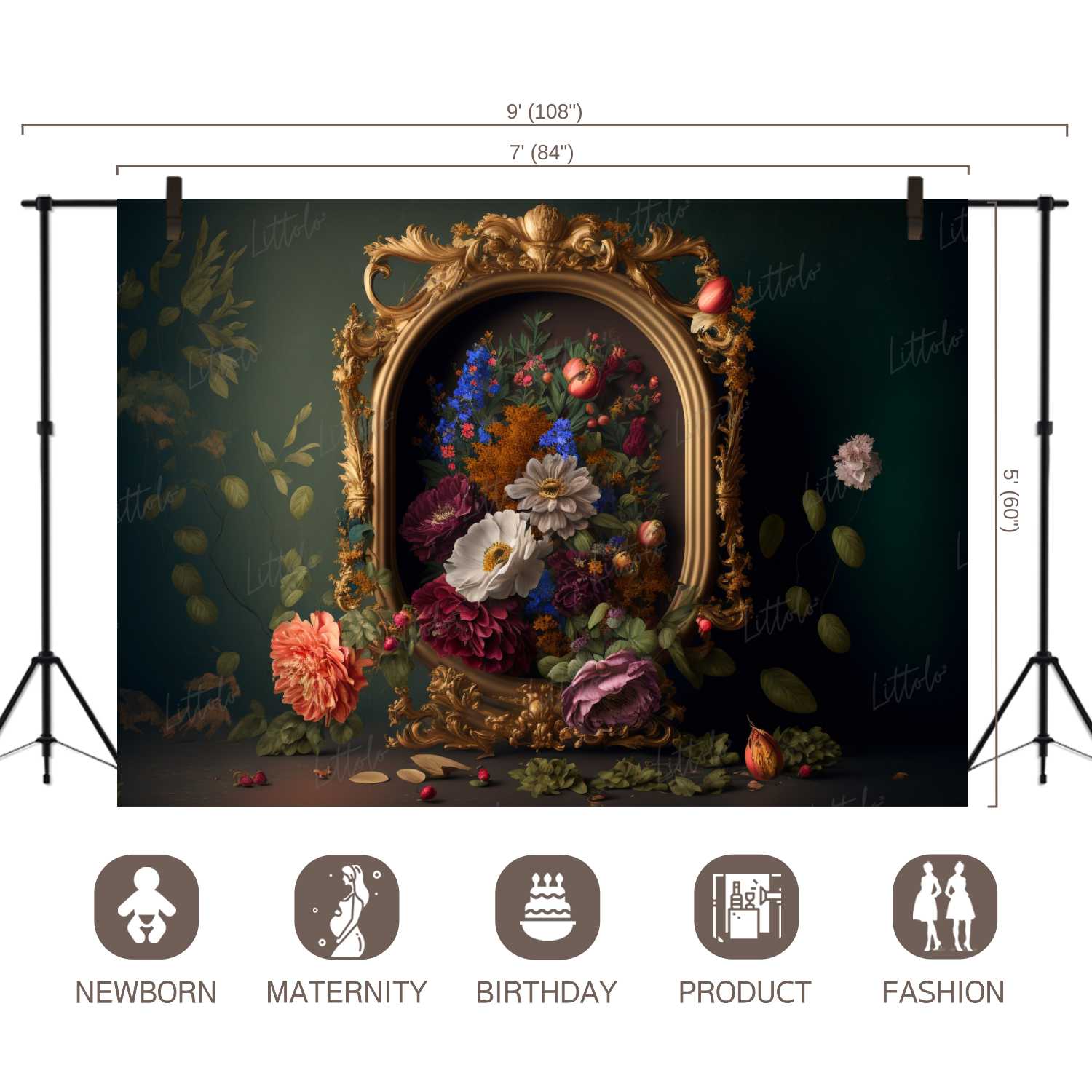 LB0549 Enchanted Mirror Backdrop