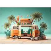 LB0603 Summer Beach Backdrop