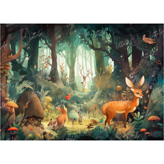 LB0636 Life Forest Backdrop