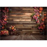 LB0640 Rustic Plank Backdrop