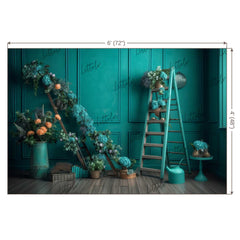 LB0649 Flower Decor Backdrop