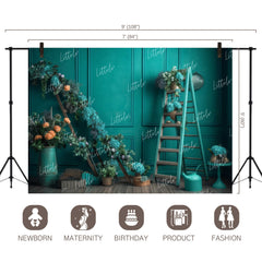 LB0649 Flower Decor Backdrop