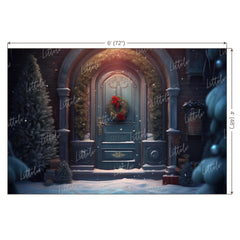 LB0655 Christmas Doorway Backdrop