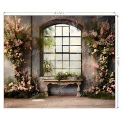 LB0656 Floral Wall Decor Backdrop