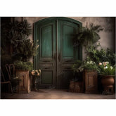 LB0660 Tropical Doorway Backdrop