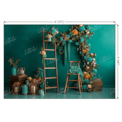 LB0681 Floral Wall Decor Backdrop