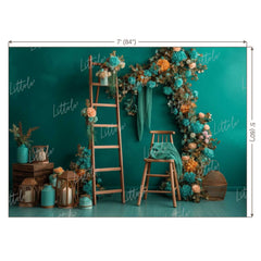 LB0681 Floral Wall Decor Backdrop