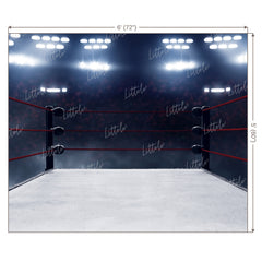 LB0692 Boxer Ring Backdrop