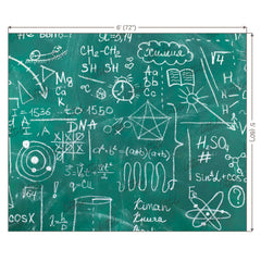 LB0705 Back to School Chalk Board Backdrop