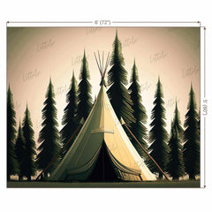 LB0722 Adventure Camping Backdrop