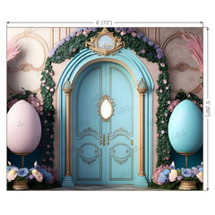 LB0723 Easter Doorway Backdrop