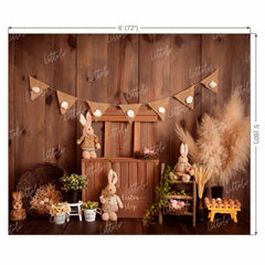 LB0763 Festival Easter Backdrop