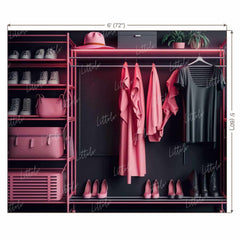 LB0804 Fashion Wardrobe Closet Backdrop