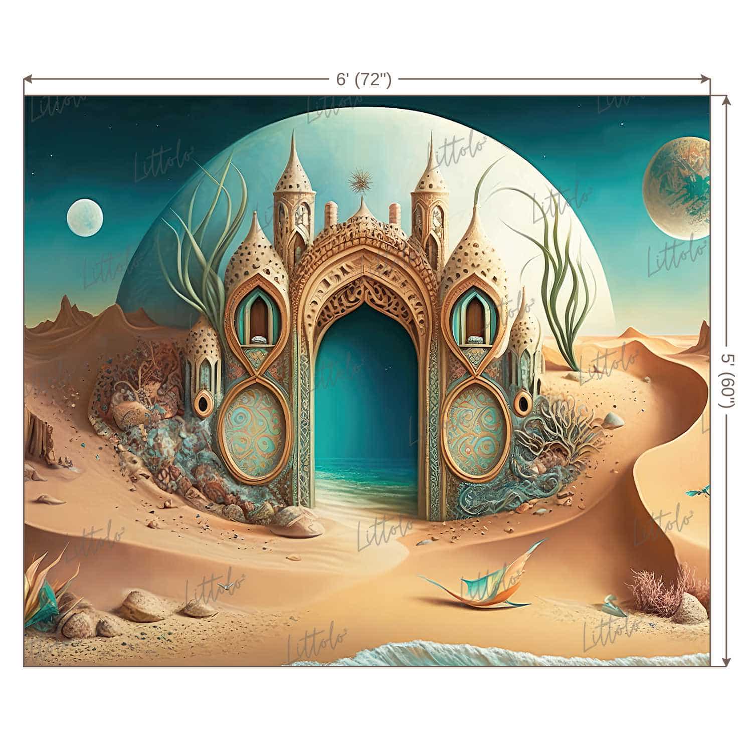 LB0816 Aladdin Desert Backdrop