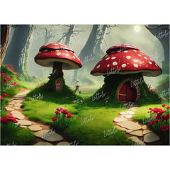LB0867 Forest Backdrop