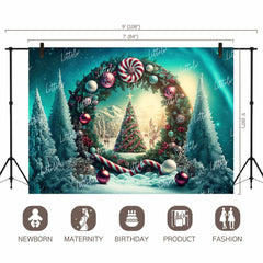 LB0911 Christmas Backdrop