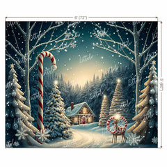 LB0914 Christmas Backdrop
