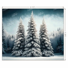 LB0920 Christmas Backdrop