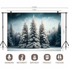 LB0920 Christmas Backdrop