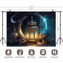 LB0927 Eid Backdrop