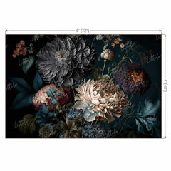 LB0929 Floral Theme Backdrop