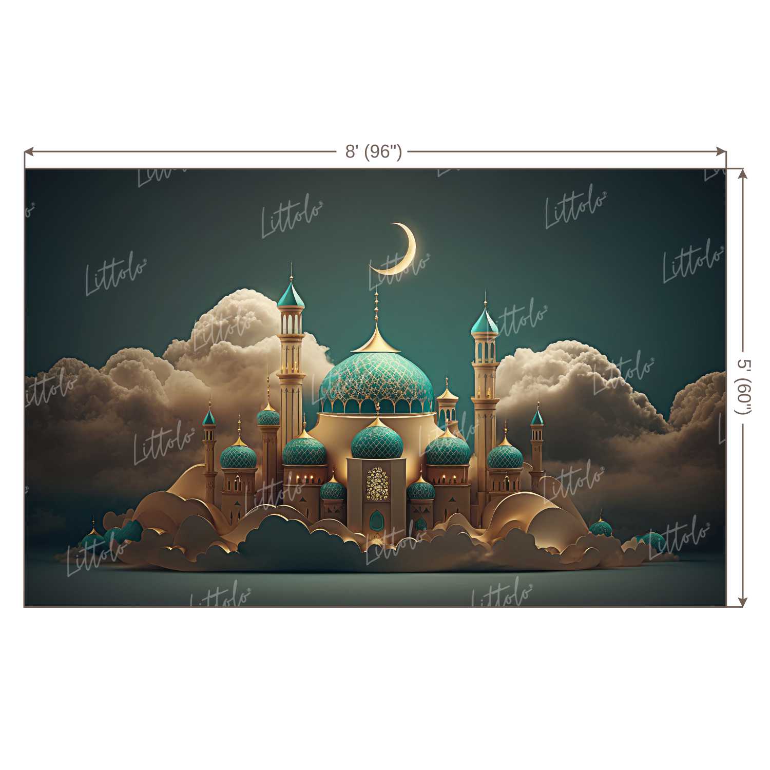 LB0935 Eid Backdrop