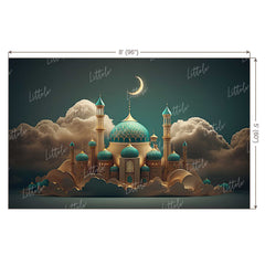 LB0935 Eid Backdrop