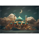 LB0935 Eid Backdrop